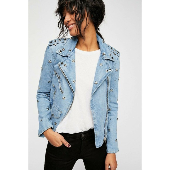 Understated Star Denim Moto Jacket Xs 